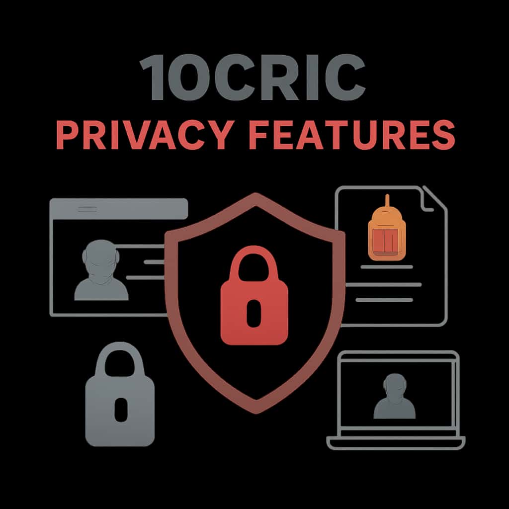 An educational illustration of privacy features associated with 10Cric.