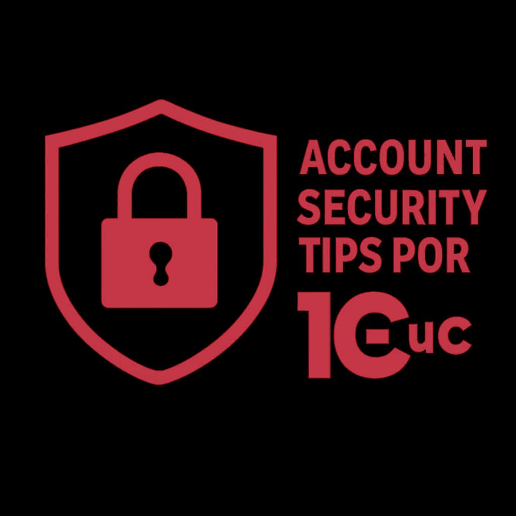 A badge symbolizing account security tips for 10Cric.